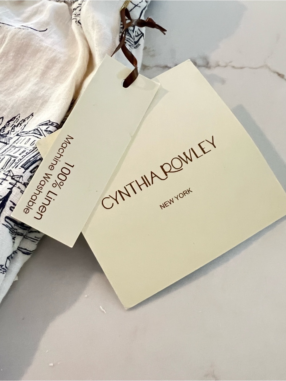 CYNTHIA ROWLEY | NWT 100% Linen Nautical Shorts Coastal Grandma Nautical Beach M - Picture 4 of 5